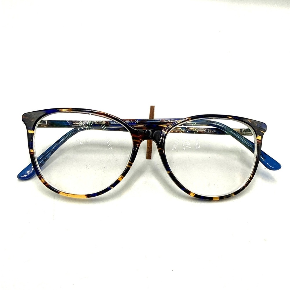 Eleanor The Bop Eyeglasses Frames Tortoise Blue Cat Eye 52-16-145 Eyewear